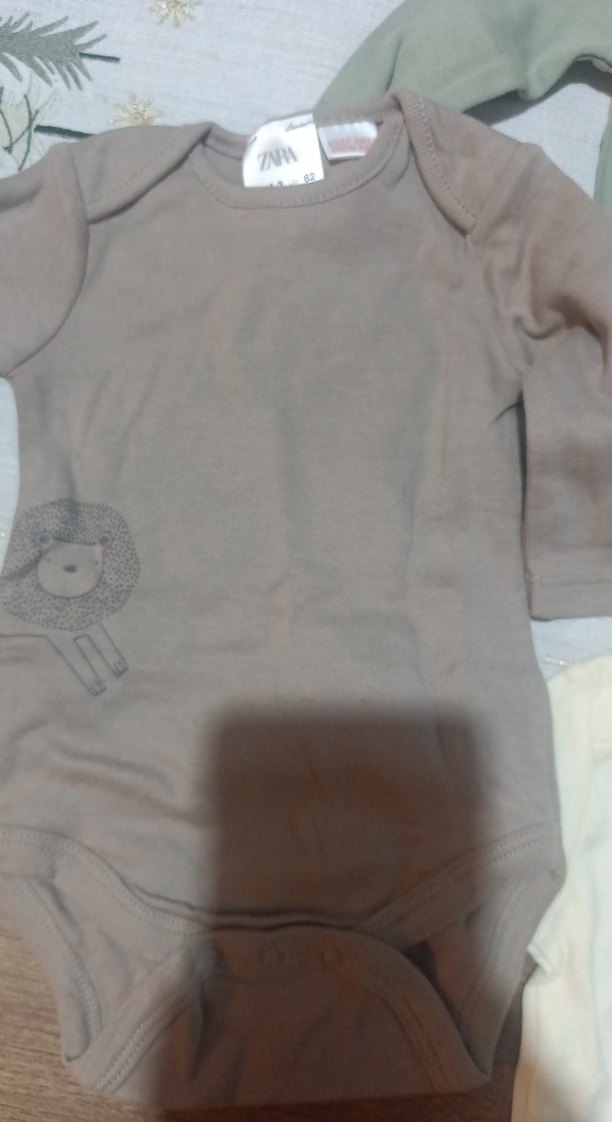 Pamuklu Uzun Kollu Bebek Body 5 adet - Görsel 4