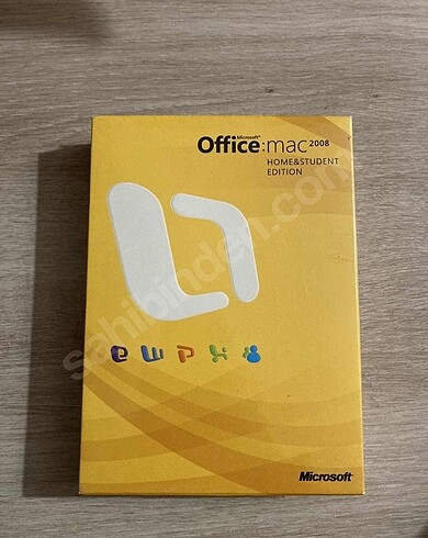 Macbook/Mac için Microsoft Office: mac 2008 Ambalajlı