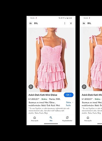 Pembe fırfırlı elbise