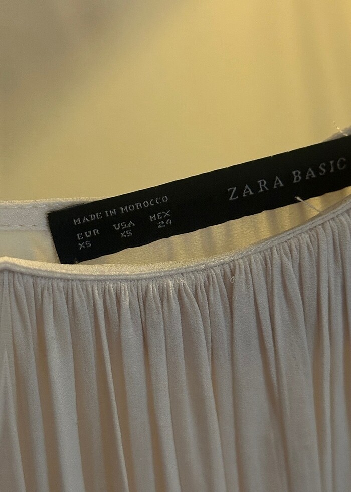 Zara iki renkli kontrast elbise - Görsel 4