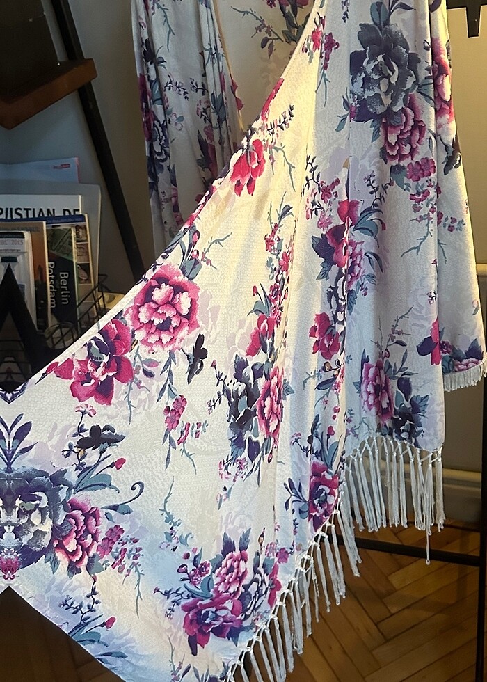 Marks&Spencer çiçekli sabahlık kimono - Görsel 2