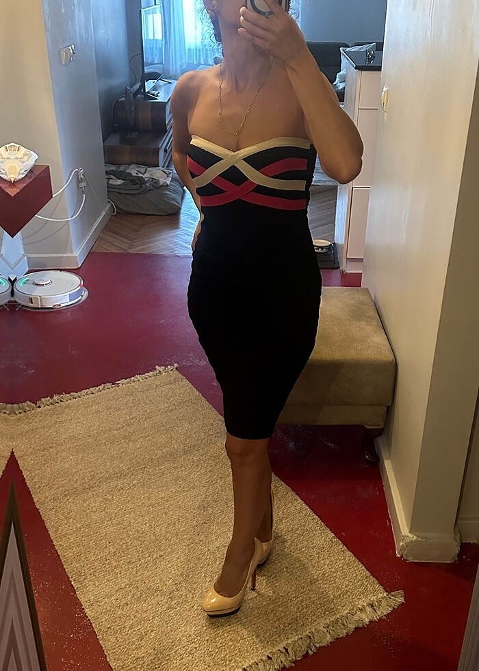 H&M kalem elbise - Görsel 2