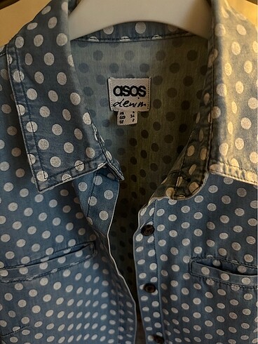 s Beden mavi Renk Asos gömlek