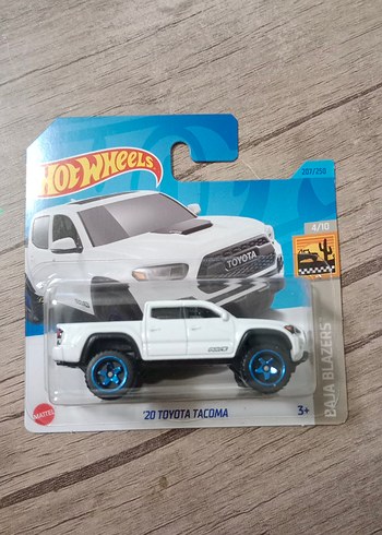 Beyaz Hot Wheels Toyota Tacoma Oyuncak Araba