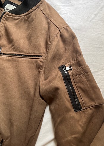 Kahverengi Süet Fermuarlı Erkek Ceket - Görsel 5