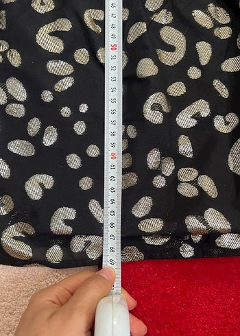 Kız Çocuk Siyah Desenli Fırfırlı Elbise - Görsel 2