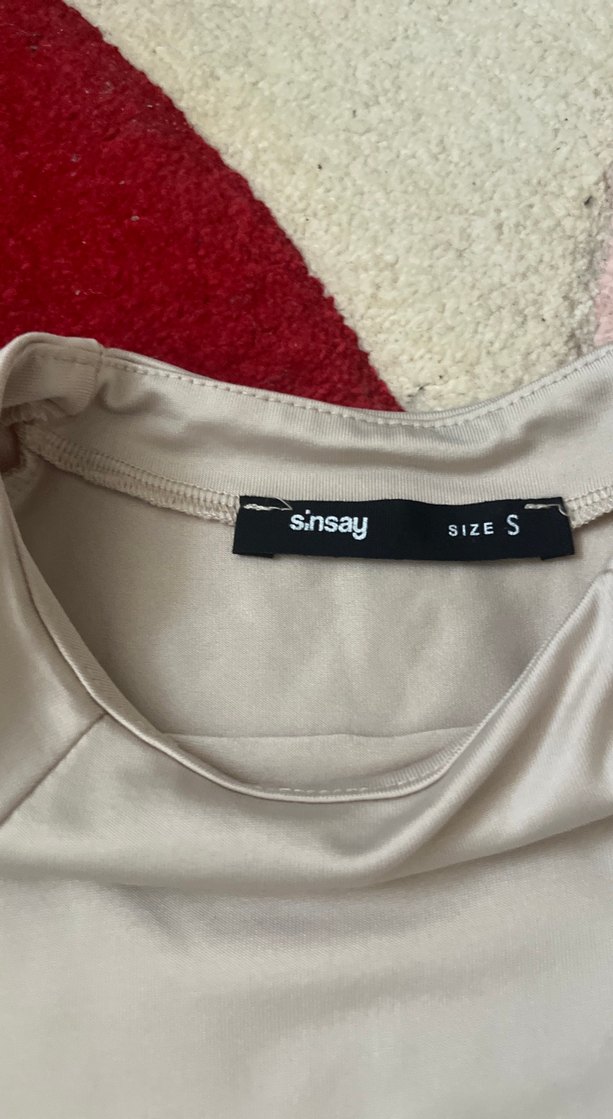 Kısa Kollu Bej sporcu tişörtü - Görsel 3