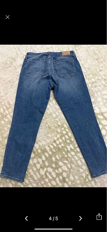 30 Beden mavi Renk ada casual vintage indigo mavisi jean pantolon 30/29