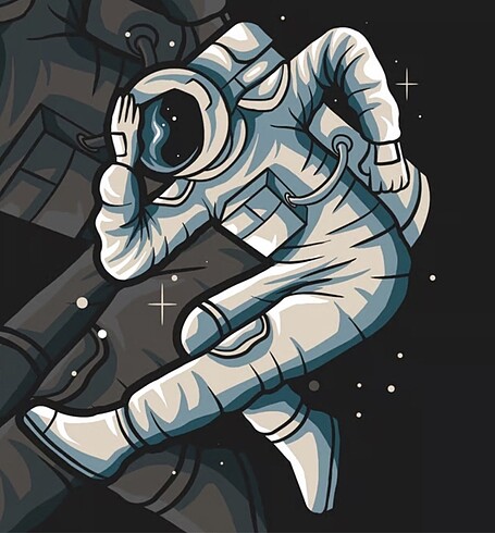 l Beden Astronot Serisi Tshirt
