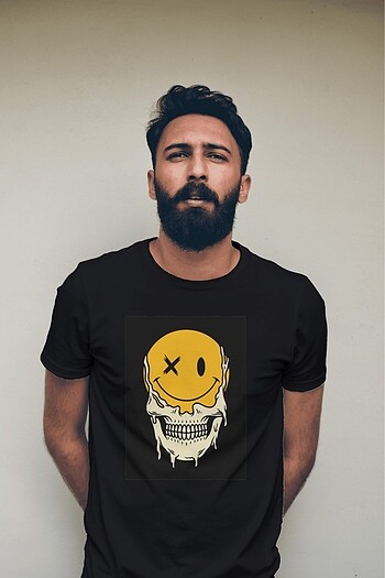 Diğer Smile skull Tshirt