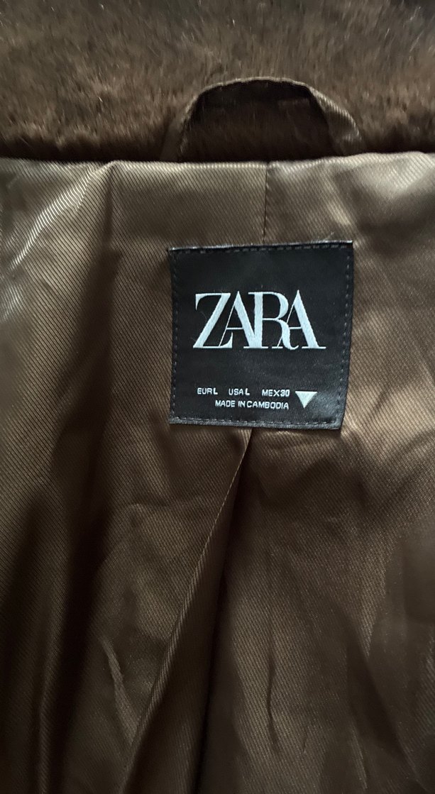 Kahverengi Midi Suni Kürk Ceket - Görsel 2