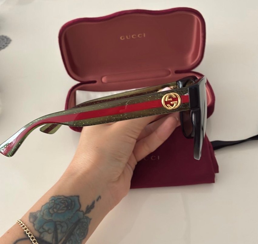 Gucci Siyah Kadın Gözlüğü - Görsel 2