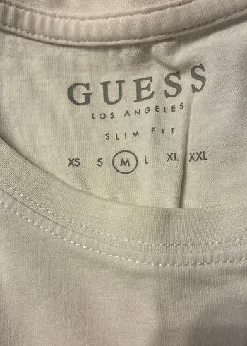 Guess Baskılı Beyaz Erkek Tişört - Görsel 2