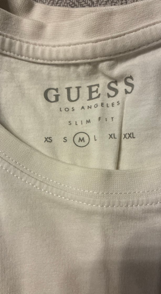 Guess Baskılı Beyaz Erkek Tişört - Görsel 2