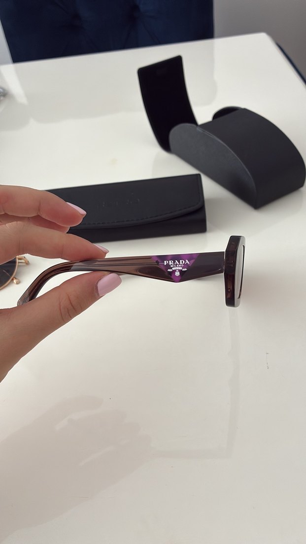 Şeffaf Bej Kadın Gözlük - Görsel 2