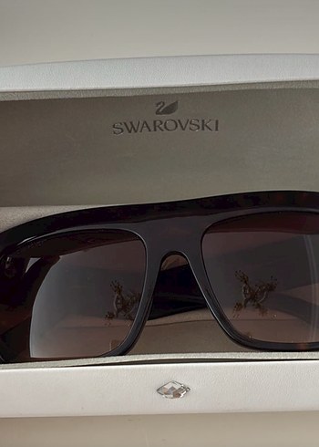 Beden Bej Parlak Kadın Gözlüğü - Swarovski