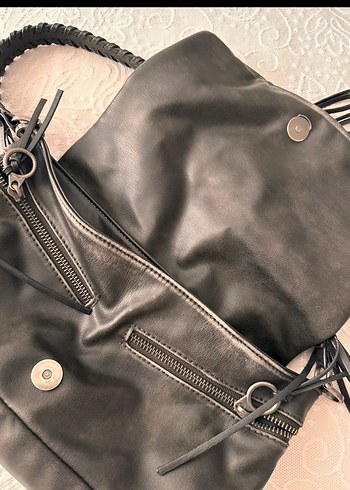 Zara ribbon bag kurdeleli çanta - Görsel 3