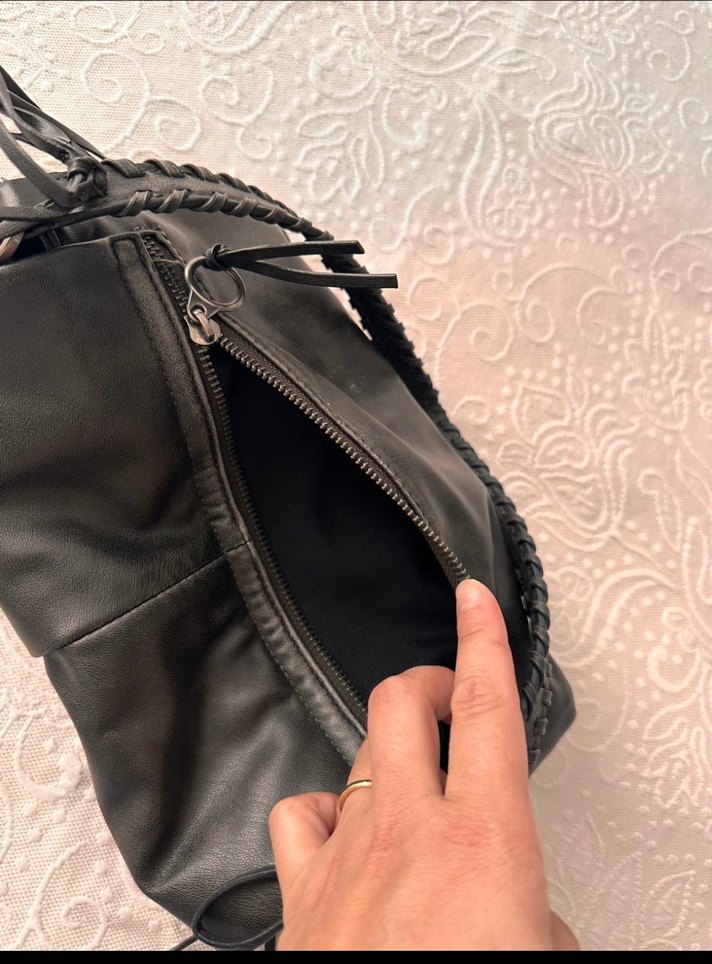 Zara ribbon bag kurdeleli çanta - Görsel 4