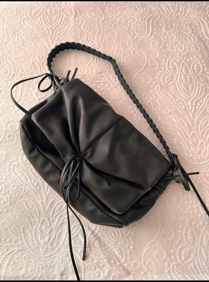 Zara ribbon bag kurdeleli çanta - Görsel 2