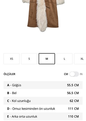 Kahverengi Süet Yakası Kürklü Uzun Kadın Kaban - Görsel 7