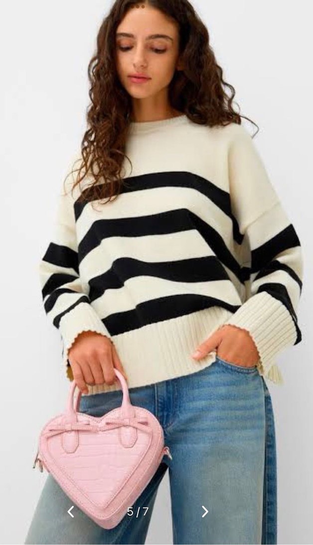 Pembe Yılan Desenli Tokalı Kadın Çanta - Görsel 5