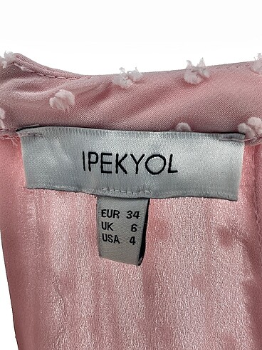 34 Beden pembe Renk ipekyol Uzun Elbise %70 İndirimli.