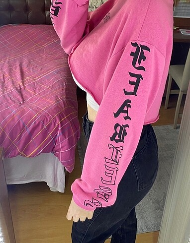 Defacto crop sweatshirt
