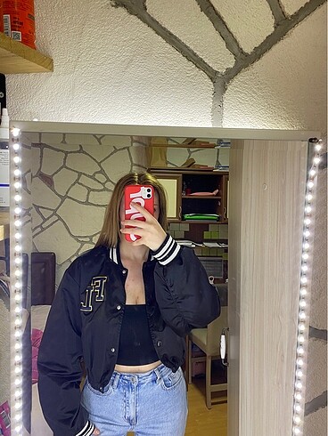saten bomber ceket