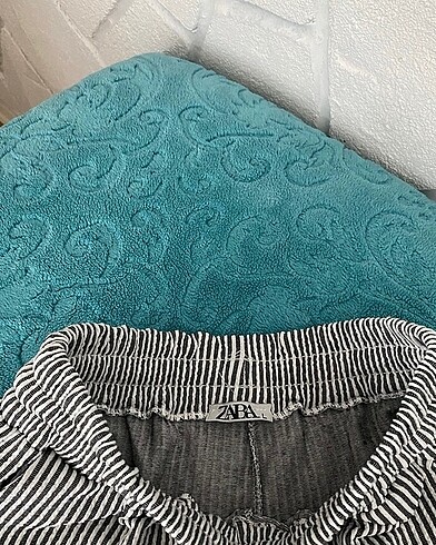 l Beden siyah Renk zara çizgili pantolon