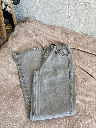 s Beden gri Renk stradivarius jean