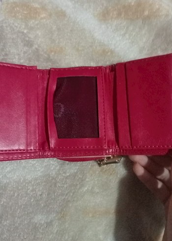 Fermuarlı Pembe Deri Kadın Cüzdanı - Görsel 2