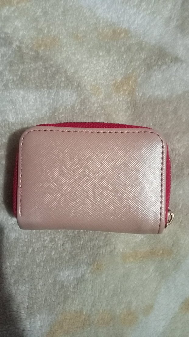 Fermuarlı Pembe Deri Kadın Cüzdanı - Görsel 4