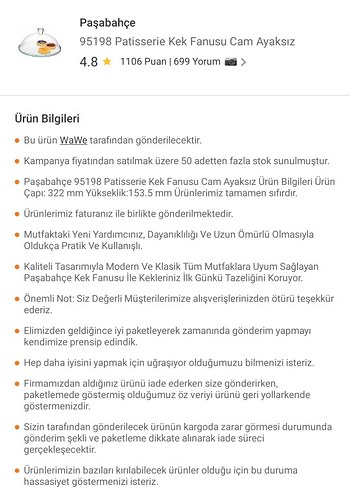 cam kek fanus pasabahce - Görsel 6