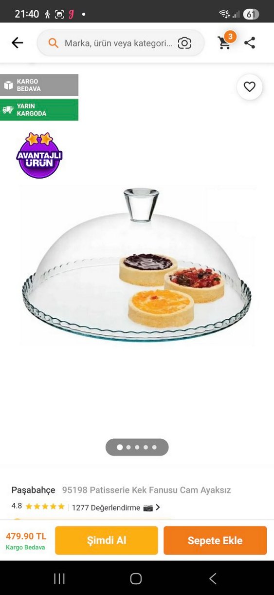 cam kek fanus pasabahce - Görsel 4