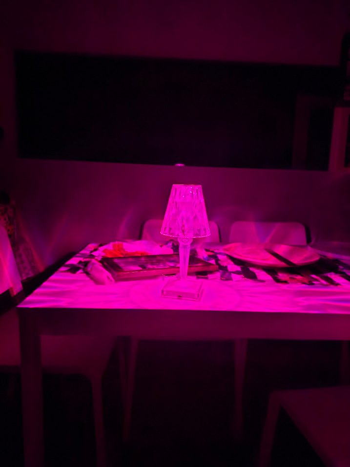 Dokunmatik RGB LED Masa Lambası Kumandalı - Görsel 3