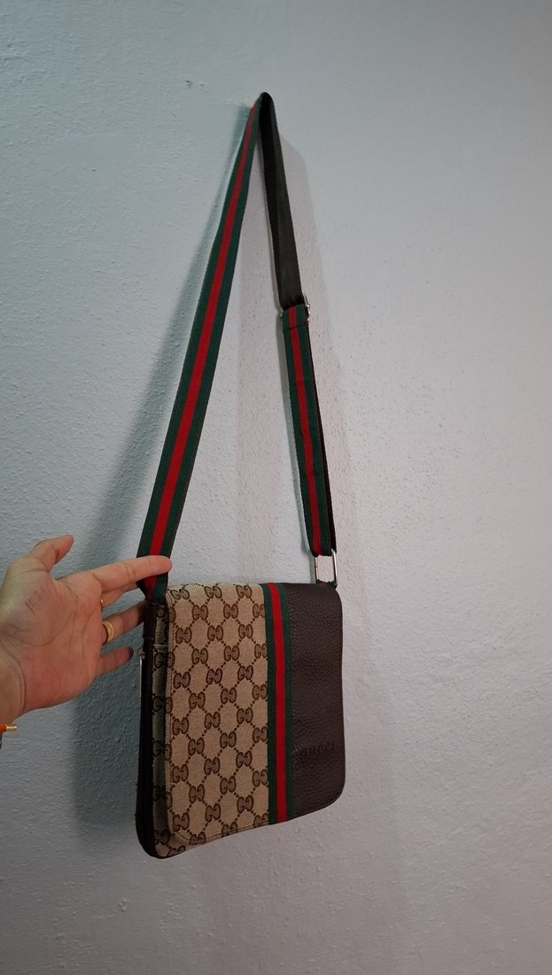 Kahverengi Baskılı Kadın Çapraz Çanta - Görsel 2