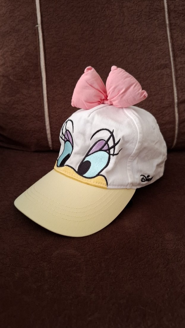 Beyaz Pofuduk Kız Çocuk Şapka - Görsel 3