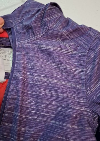 Kız Çocuk Mor Fermuarlı Ceket decathlon marka - Görsel 5