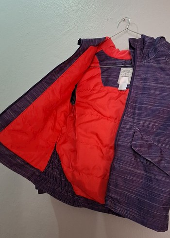 Kız Çocuk Mor Fermuarlı Ceket decathlon marka - Görsel 2