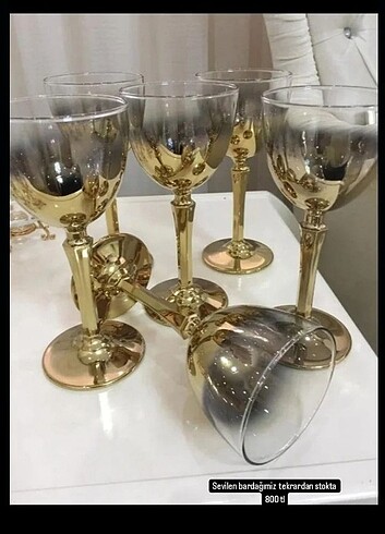 Kahve yani bardağı gold