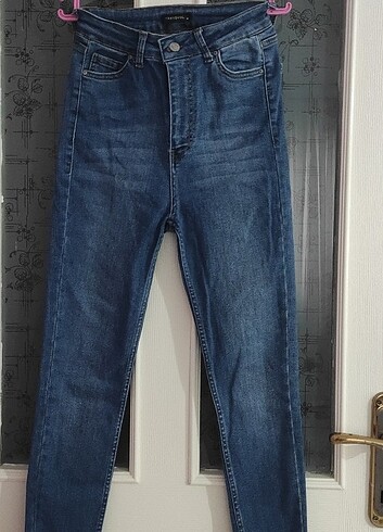 Lacivert likralı skinny jean 