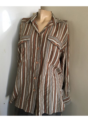 Vintage Love Cizgili gomlek
