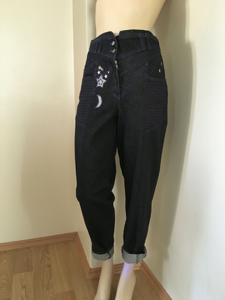universal Beden çeşitli Renk Vintage mom jeans