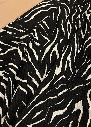 Zebra Desenli Uzun Midi Etek milla trendyolmilla - Görsel 3