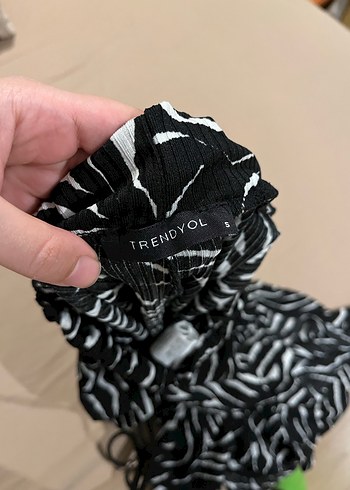 Zebra Desenli Uzun Midi Etek milla trendyolmilla - Görsel 5