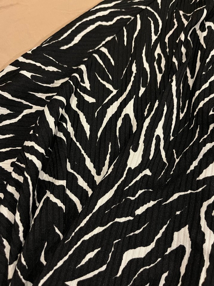 Zebra Desenli Uzun Midi Etek milla trendyolmilla - Görsel 3