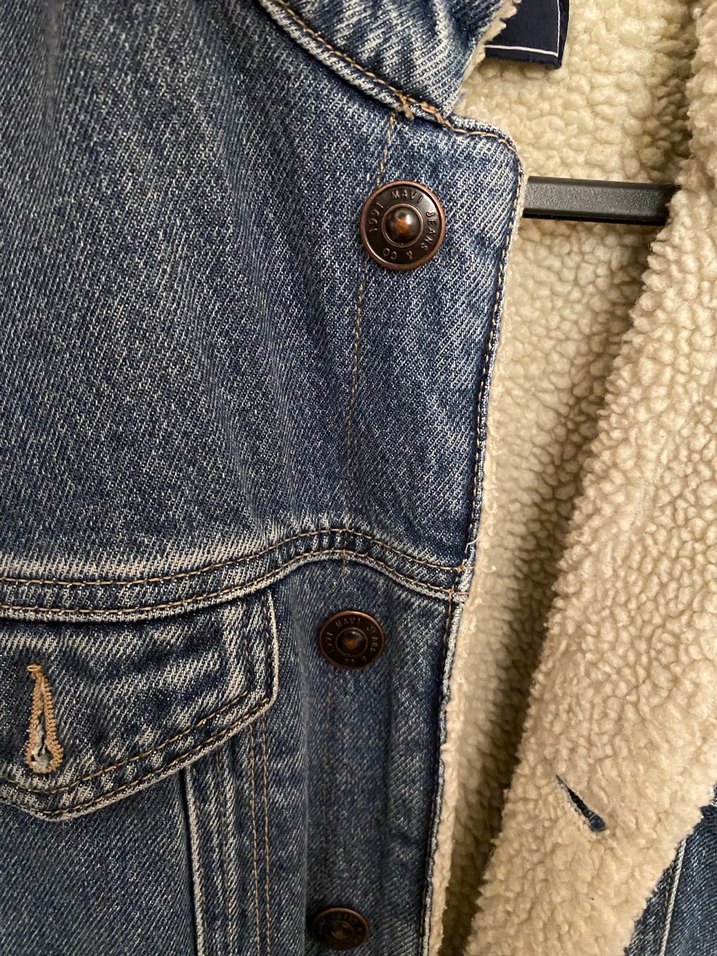 Erkek Mavi mont - Görsel 4