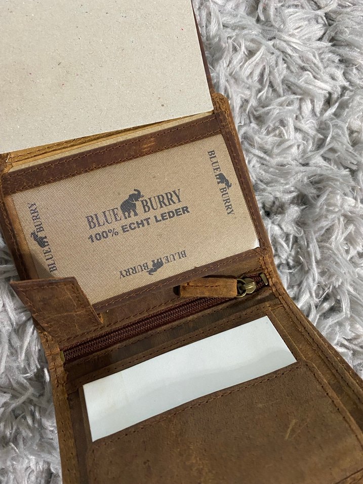 Bohem Aslan Baskılı Kahverengi Erkek Cüzdanı - Görsel 3