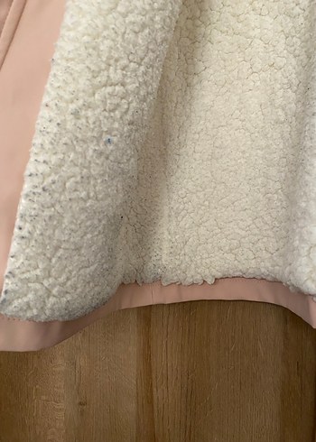 Pudra Düğmeli Midi Kadın mont - Görsel 3