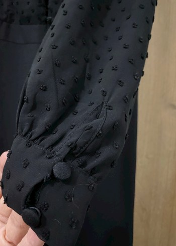 Kadın Siyah Uzun Kollu Uzun Kombinezon - Görsel 7